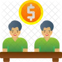 Empleado Salario Cliente Icon