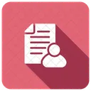 Empleado Cv Curriculum Documento Icono