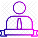 Oficina Empleado Hombre Icono