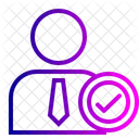 Oficina Empleado Hombre Icono