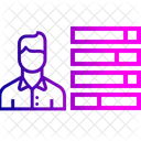 Oficina Empleado Mman Icono