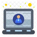 Empleado En Linea Usuario En Linea Autonomo Icon