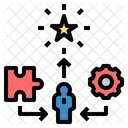 Experiencia Habilidad Estrella Icon