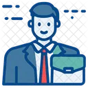 Hombre empleado  Icono