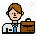 Empleador Trabajo Negocio Icono