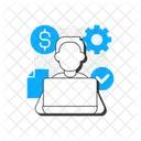 Libre-service des employés  Icône