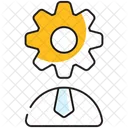 Business Character Worker Icon
