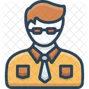 Employee Manager Professional Icon