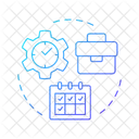 Monitoring Tracking Schedule Icon