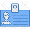 Employee Badge Id Card Employee Card Icon