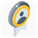 Employee Badge Reward Award Icon