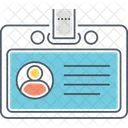 Employee Badge Identity Card Id Card Icon