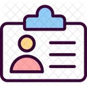 Employee badge  Icon
