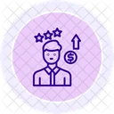 Employee Benefit Color Circle Icon Icon