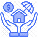 Employee Benefits Money House Icon