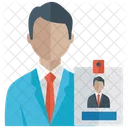 Id Card Student Card Employee Card Icon