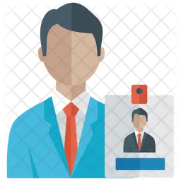 Employee Card  Icon