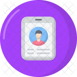 Employee card  Icon