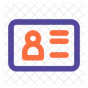 Employee Card Id Card Identification Icon