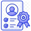 Employee certificate  アイコン