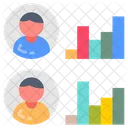 Employee Characteristics Valuation Efficiency Graphs Icon