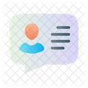 Employee Chat User Chat Employee Discussion Icon