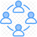 Employee collaboration  Icon