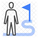 Employee Commitment Goal Icon
