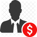 Employee Cost Customer Cost Client Cost Icon