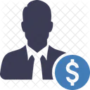 Employee Cost Customer Cost Client Cost Icon