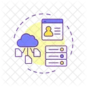 Employee data management  Icon