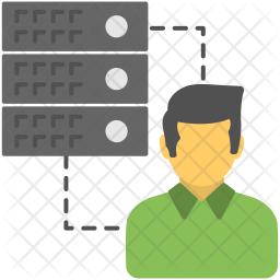 Employee Database Icon - Download in Flat Style