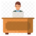 Employee Desk  Icône