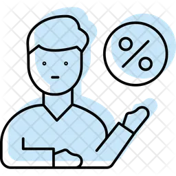 Employee discount  Icon