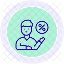 Employee discount  Icon