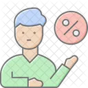 Employee discount  Icon