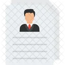 Employee Document Document Employee Icon