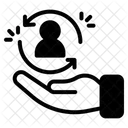Employee exchange  Icon