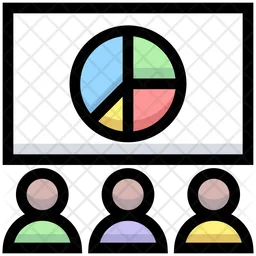 Employee Graph Chart  Icon