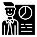 Employee Graph  Icon