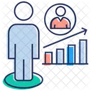 Employee Growth  Icon