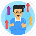 Employee Growth  Icon