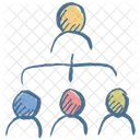 Employee Hierarchy  Icon