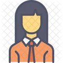 Employee Worker Woman Icon