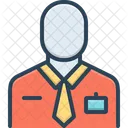Employee Worker Member Of Staff Icon