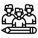 Employee Worker Teamwork Icon