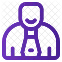 Employee Businessman Leadership Icon