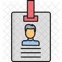 Employee Identity Identity Identity Card Icon