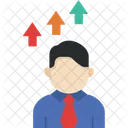 Employee Improvement Business Achievement Job Promotion Icon