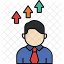 Employee Improvement Business Achievement Job Promotion Icon